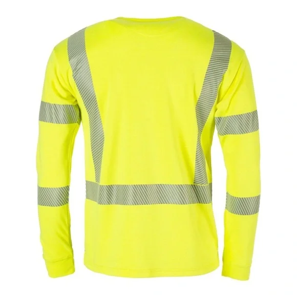 Nwt FlameSafe high viz Flame Resistant shirt - Picture 3 of 4